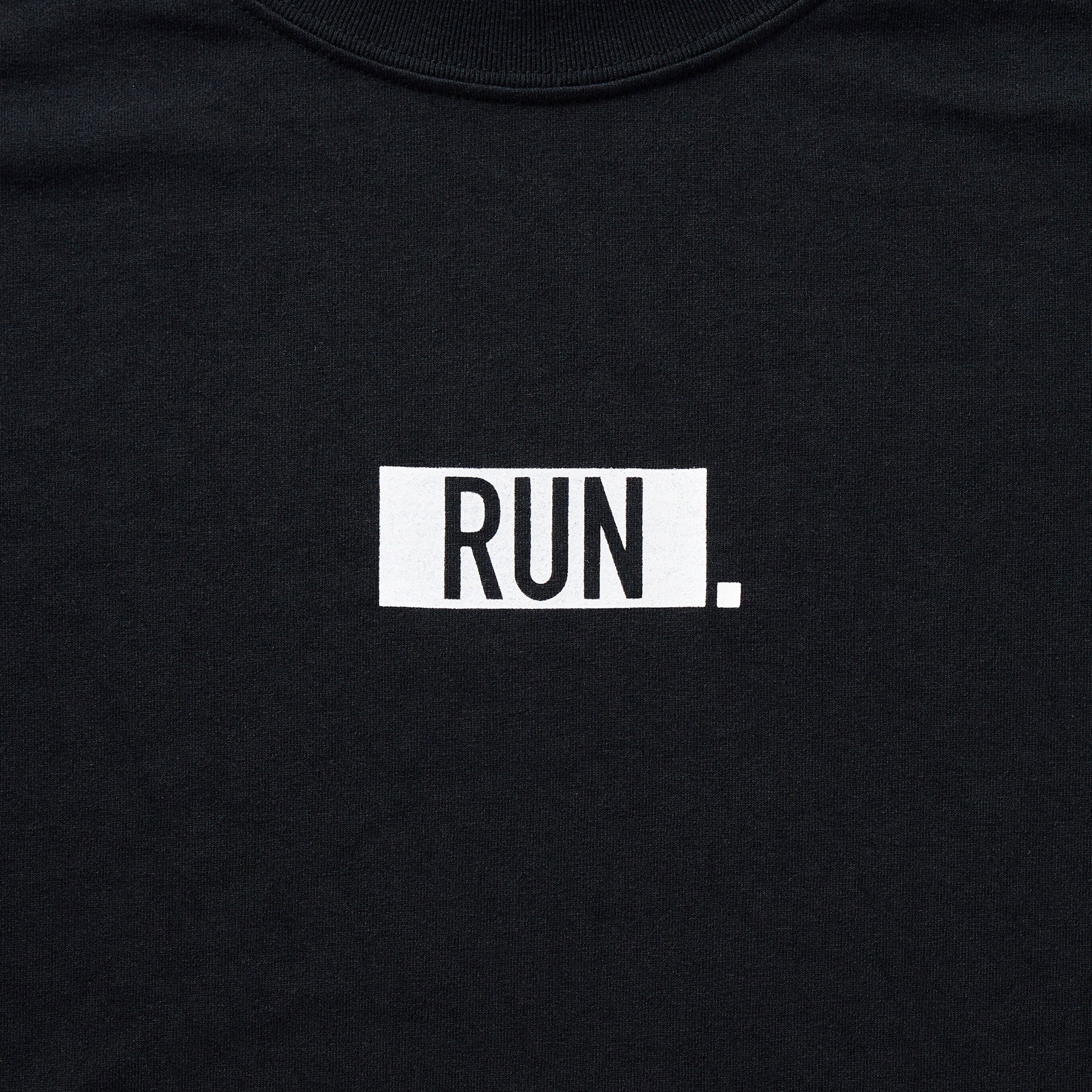 EAT DRINK SLEEP RUN / “STREET” RUN. Long-sleeve Tee (Black)