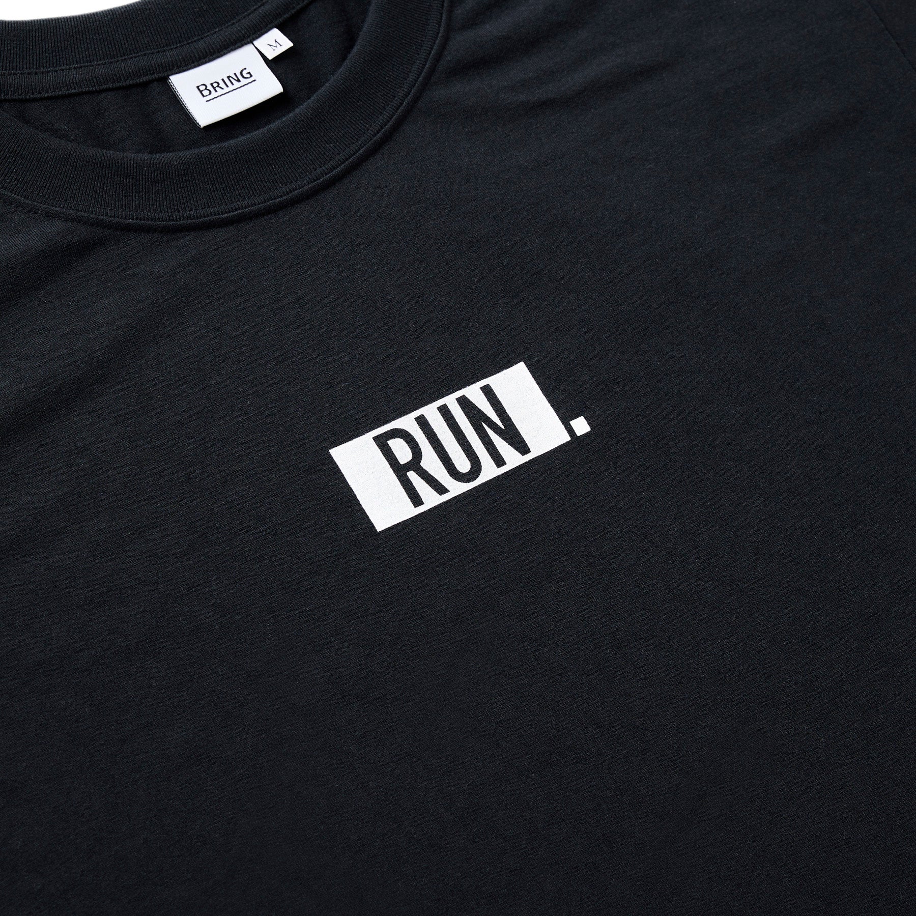 EAT DRINK SLEEP RUN / “STREET” RUN. Long-sleeve Tee (Black)
