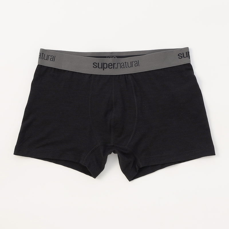 [sn] Men's BASE MID BOXER PANTS (Black)