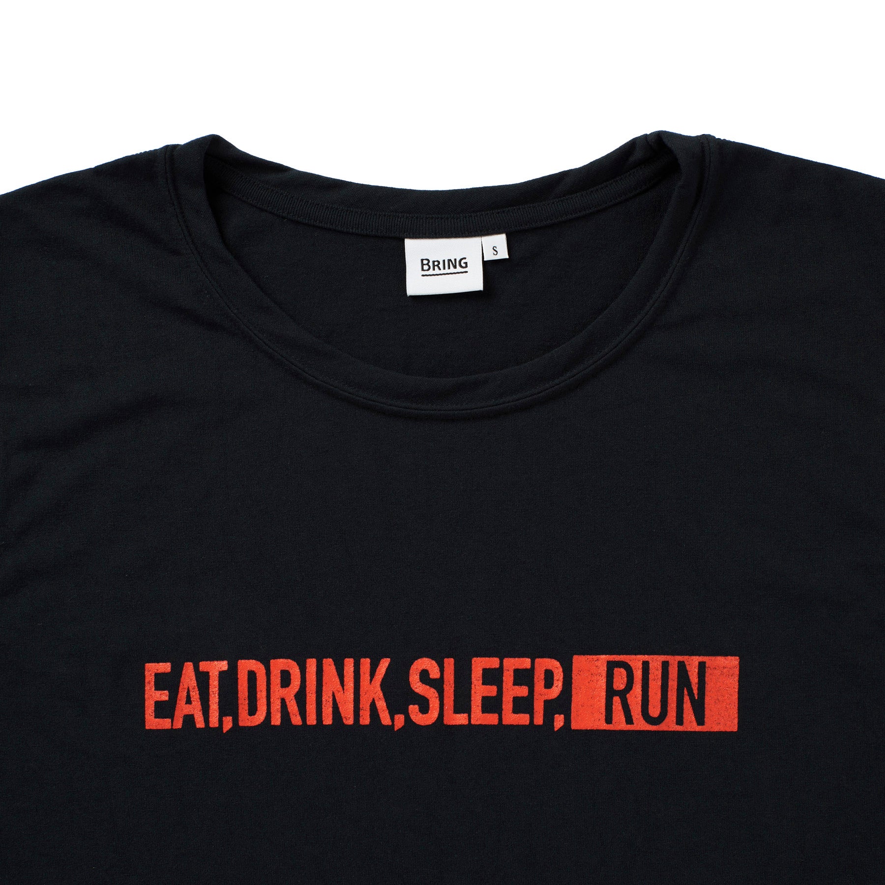 EAT DRINK SLEEP RUN / STREET Sleeve-less (Black)