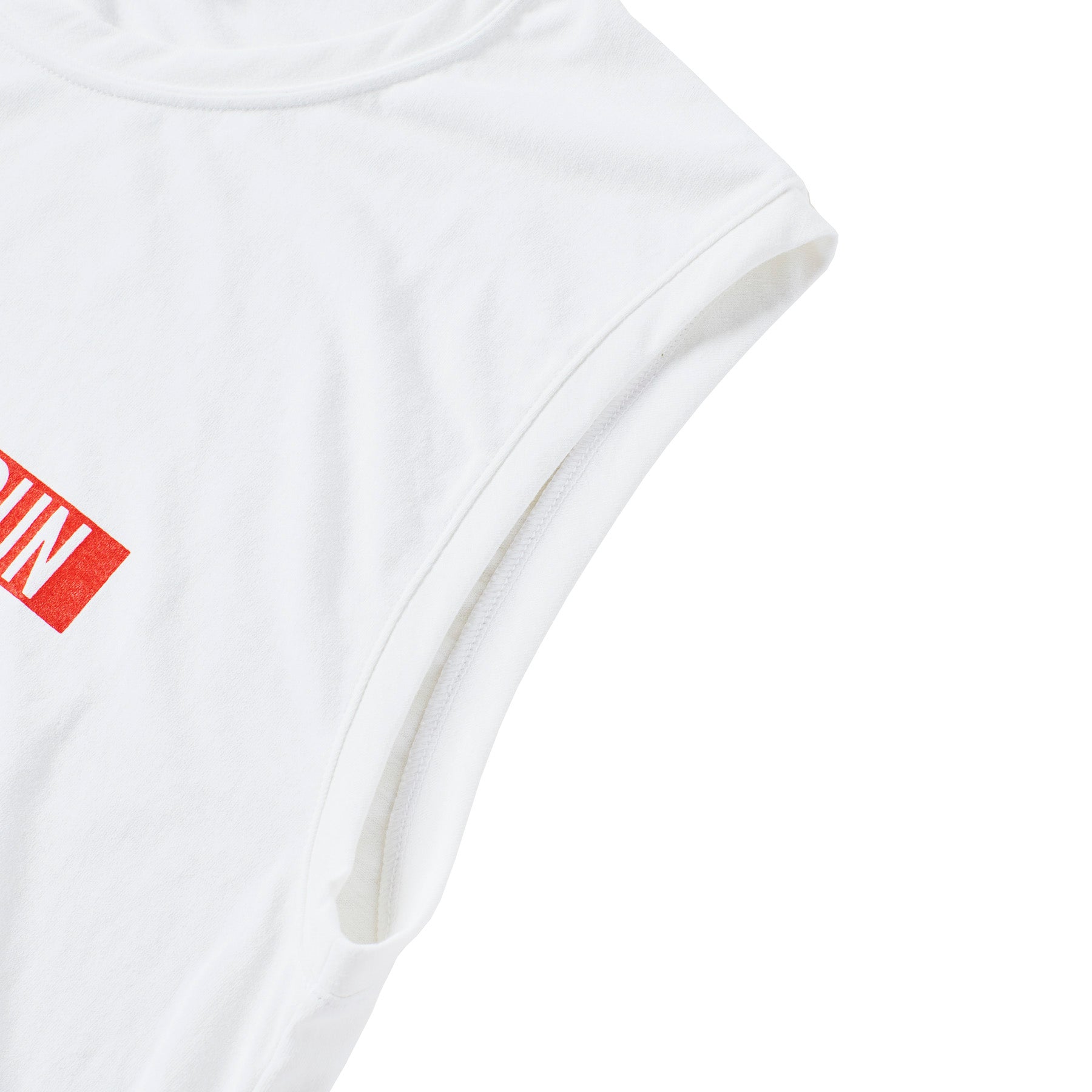 EAT DRINK SLEEP RUN / STREET Sleeve-less (White)
