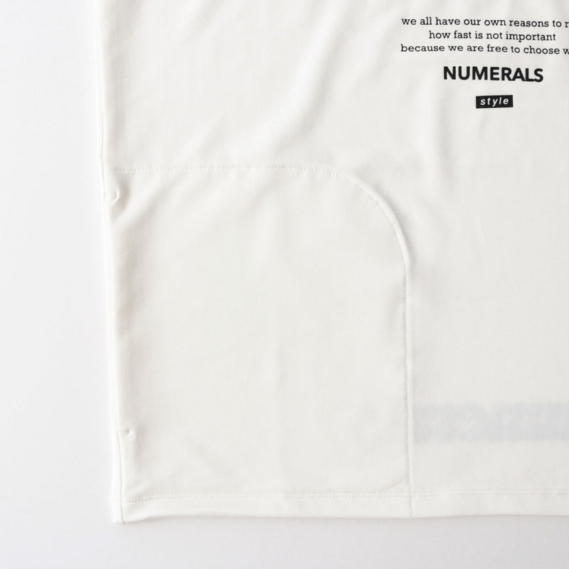 Style | Raglan sleeve TRAIL MOUNTAIN Tee  (White/Black)