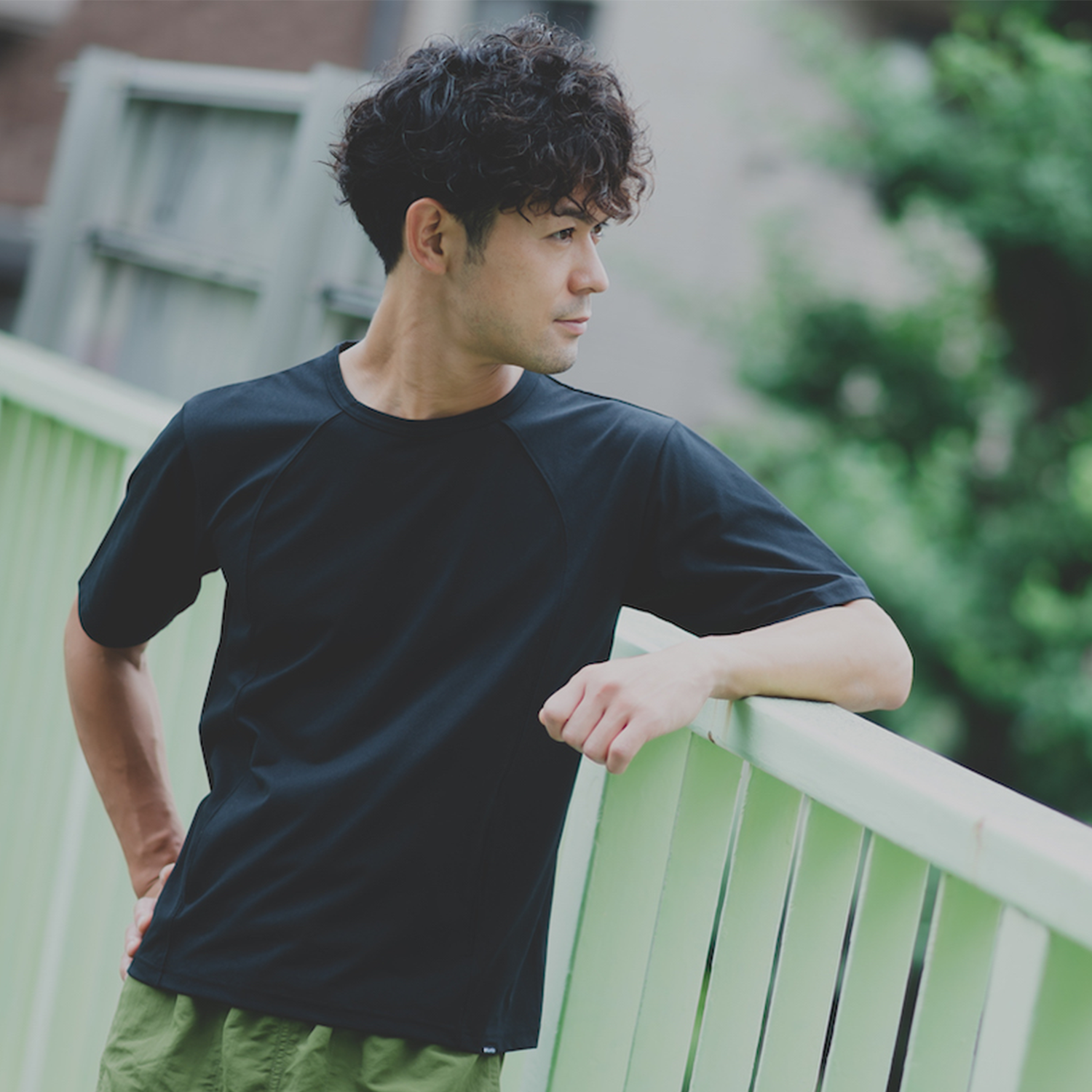 THE RUNNING TEE（BLACK）