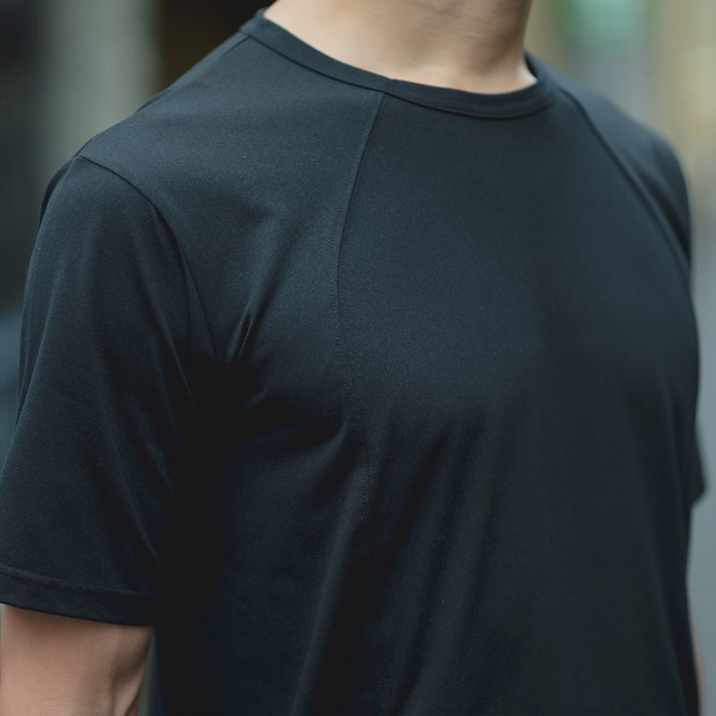 THE RUNNING TEE（BLACK）