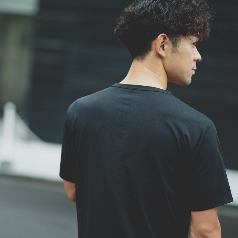 THE RUNNING TEE（BLACK）