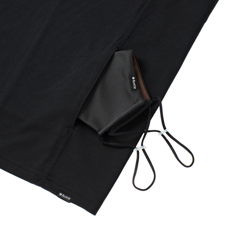 THE RUNNING TEE（BLACK）