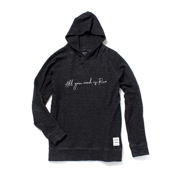 All you need is Run Hoodie by JAMMIN (Black)