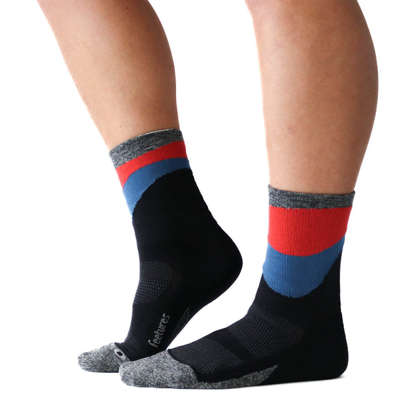 Feetures｜ELITE LIGHT CUSHION MINI CREW (Retrograde Black)