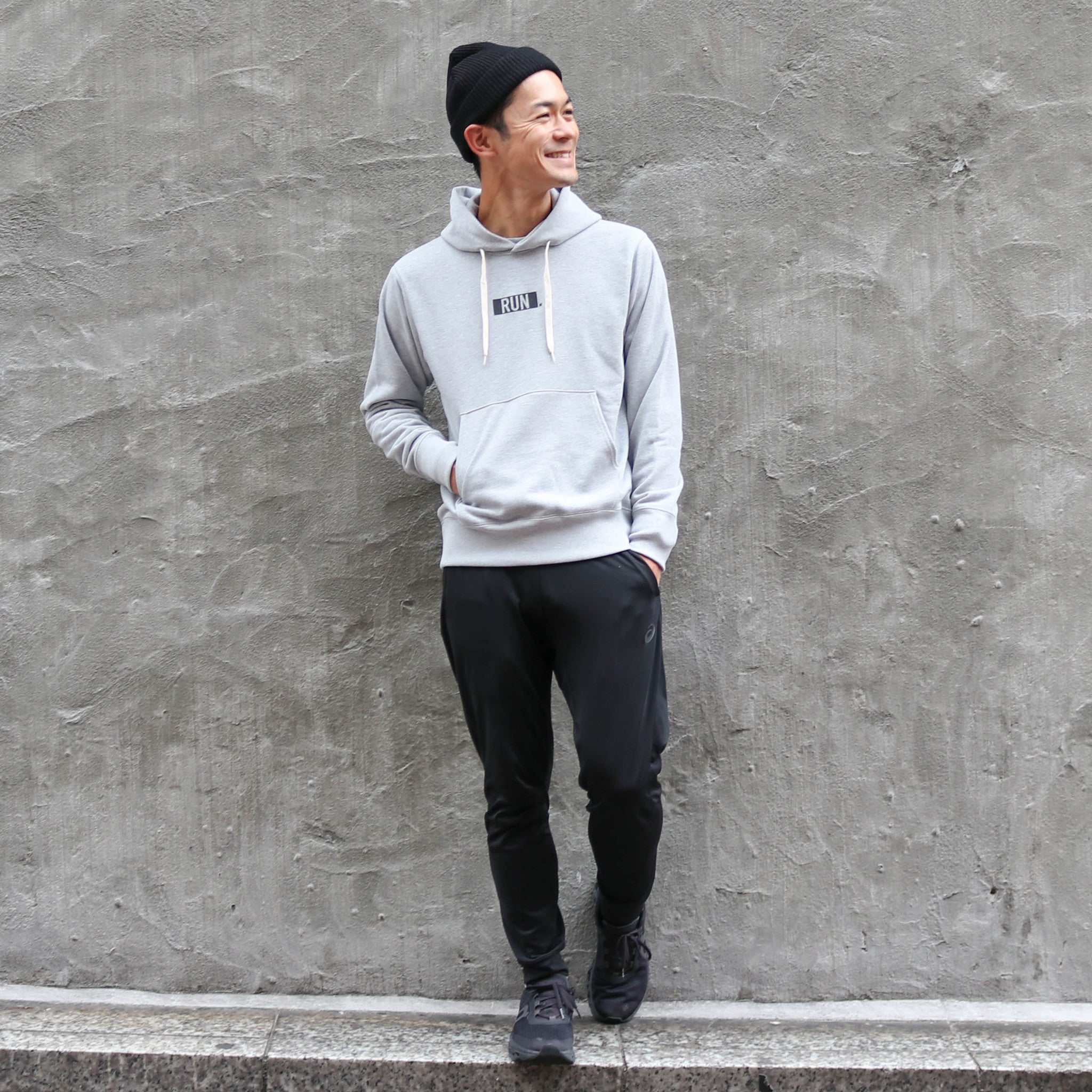 EAT DRINK SLEEP RUN / “STREET” RUN. Hoodie (Gray)