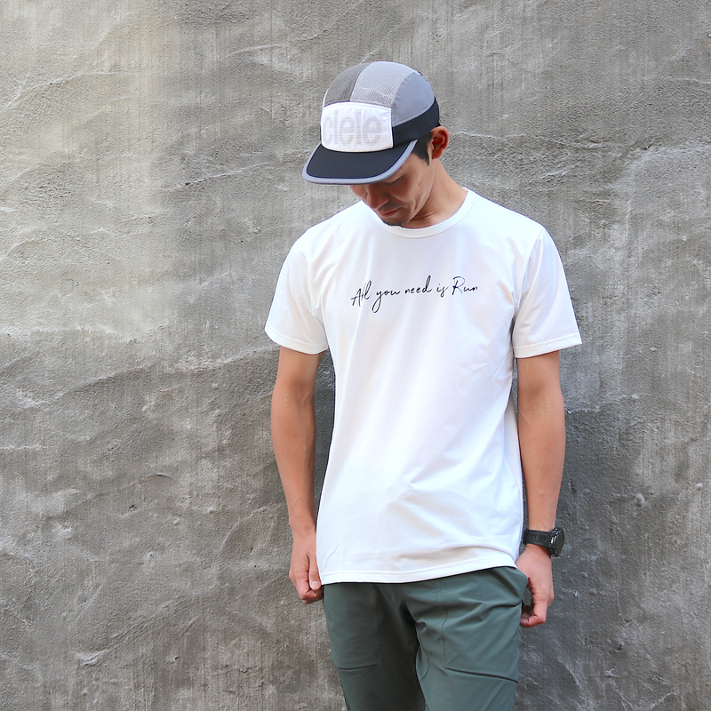 All you need is Run Tee (White)