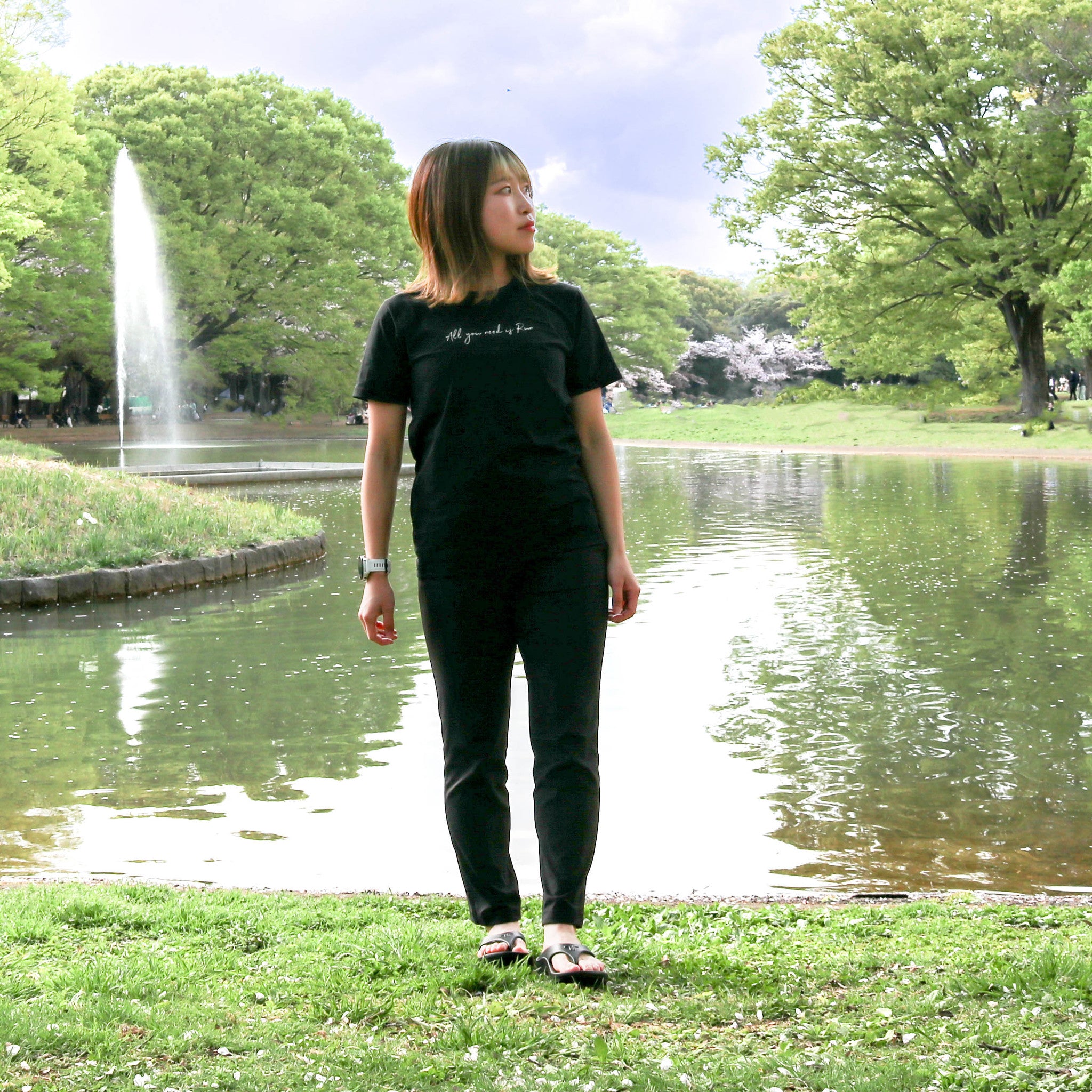 TELICリカバリーサンダル FLIP FLOP (Black)