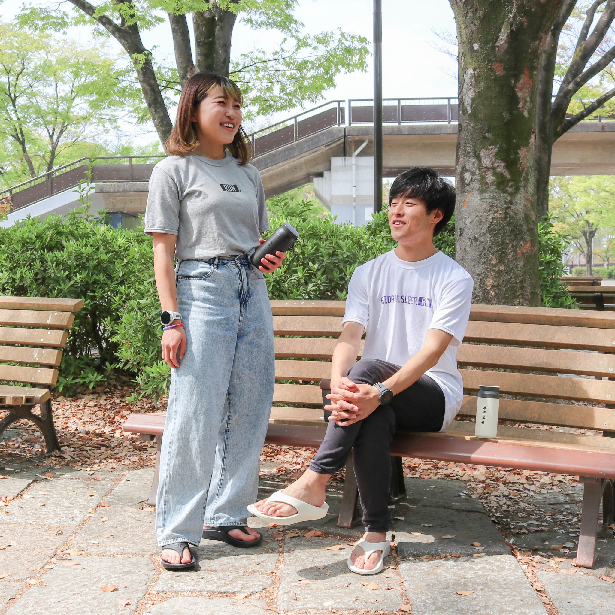 TELICリカバリーサンダル FLIP FLOP (Black)