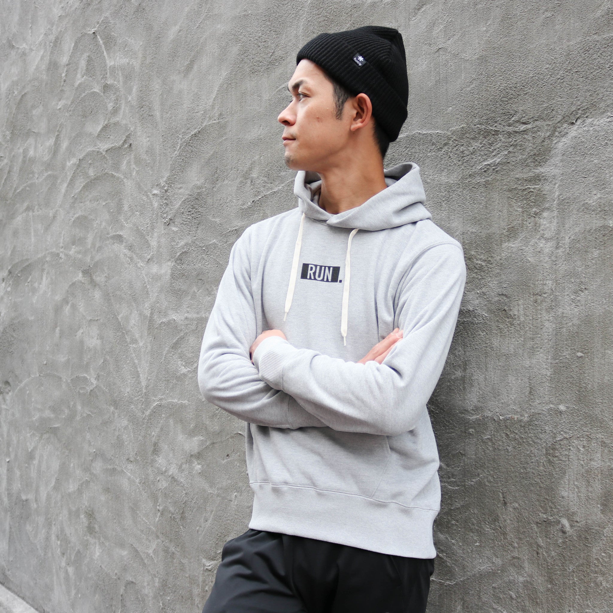 EAT DRINK SLEEP RUN / “STREET” RUN. Hoodie (Gray)