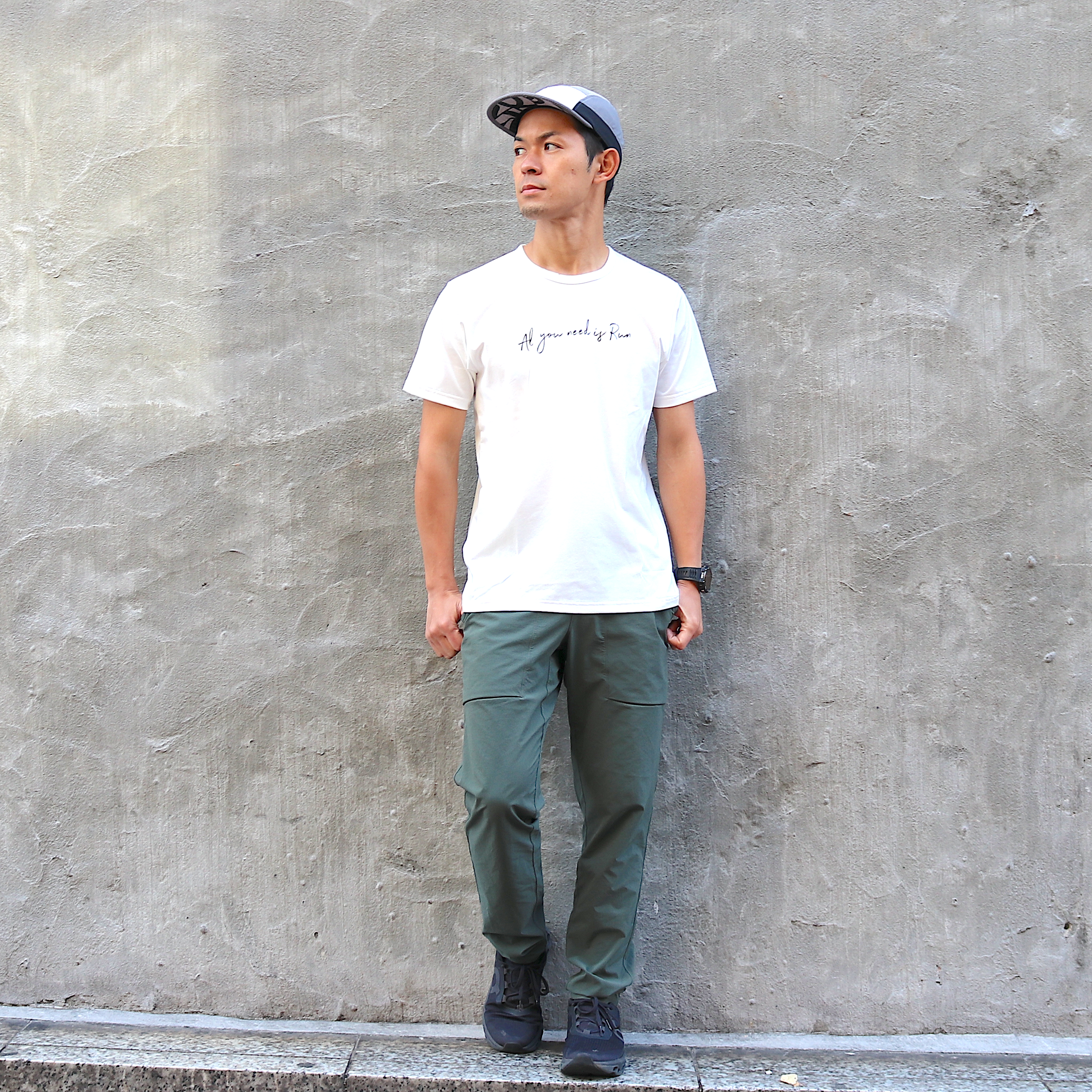 All you need is Run Tee (White)