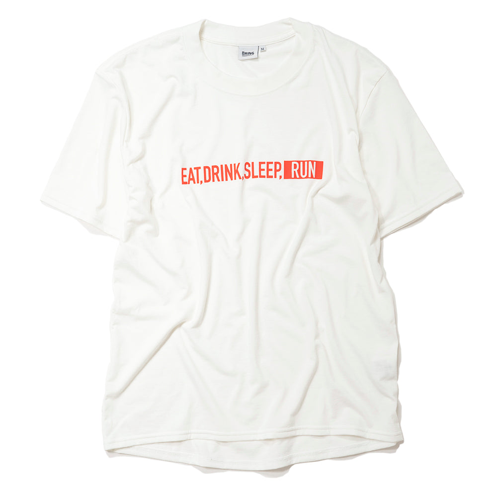 EAT DRINK SLEEP RUN / STREET Tee (White)