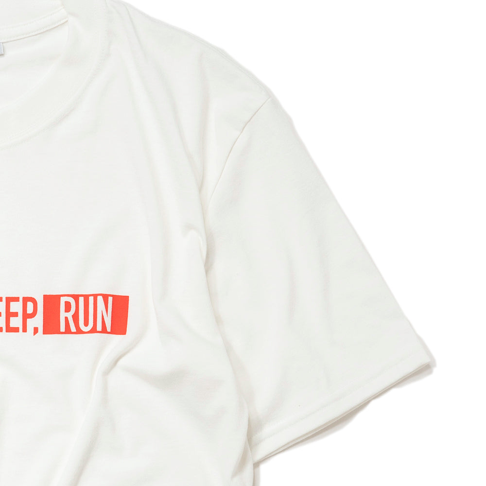 EAT DRINK SLEEP RUN / STREET Tee (White)