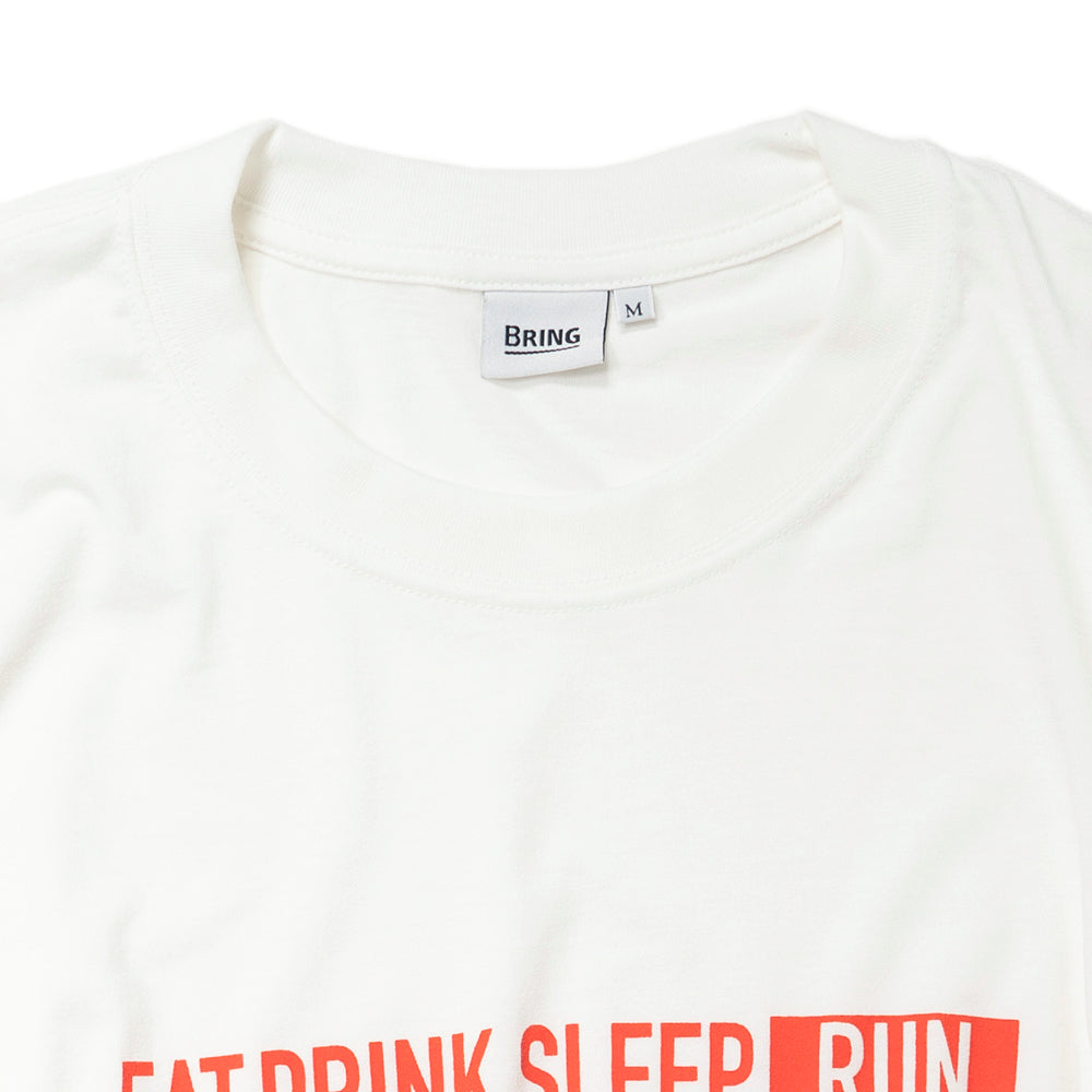 EAT DRINK SLEEP RUN / STREET Tee (White)
